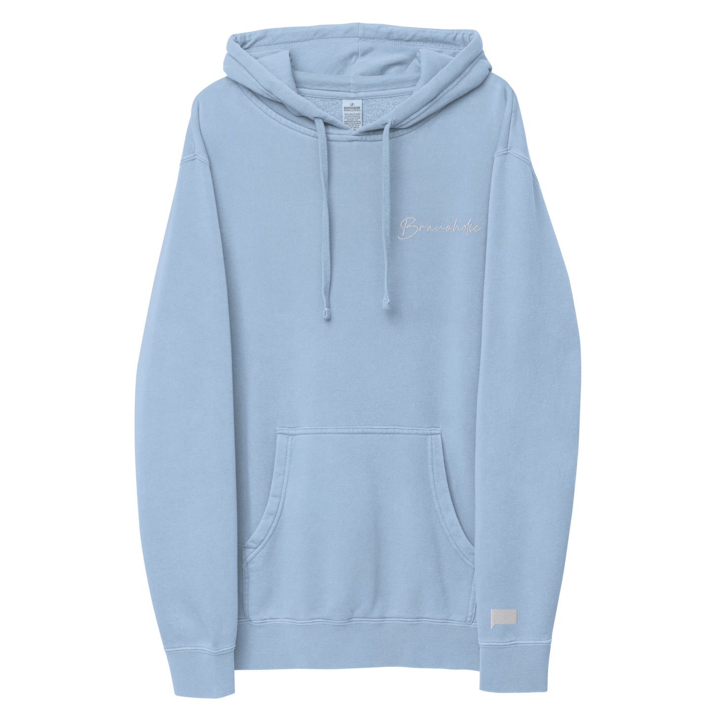 Bravoholic Script Embroidered Hoodie