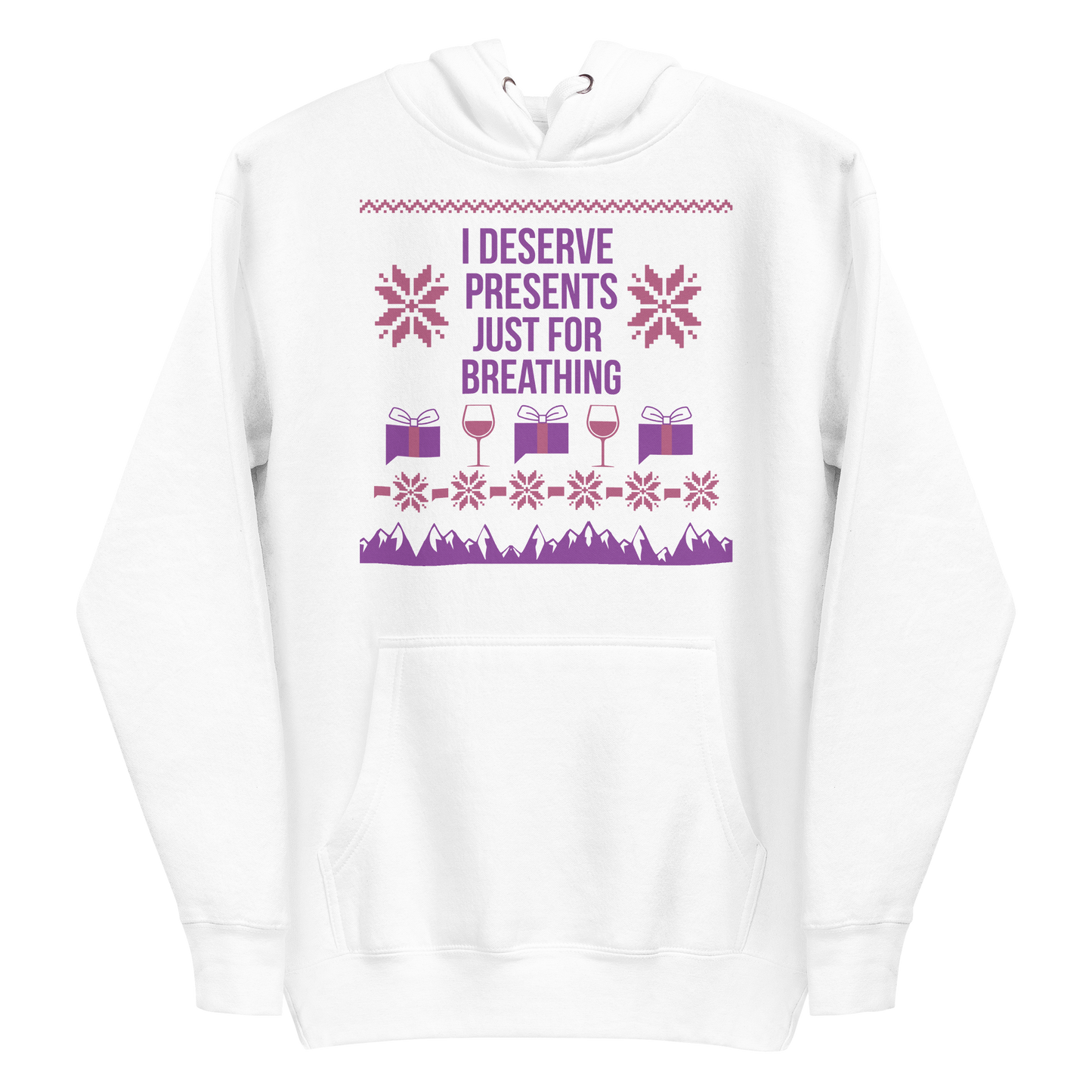 The Real Housewives I Deserve Presents Unisex Premium Hoodie