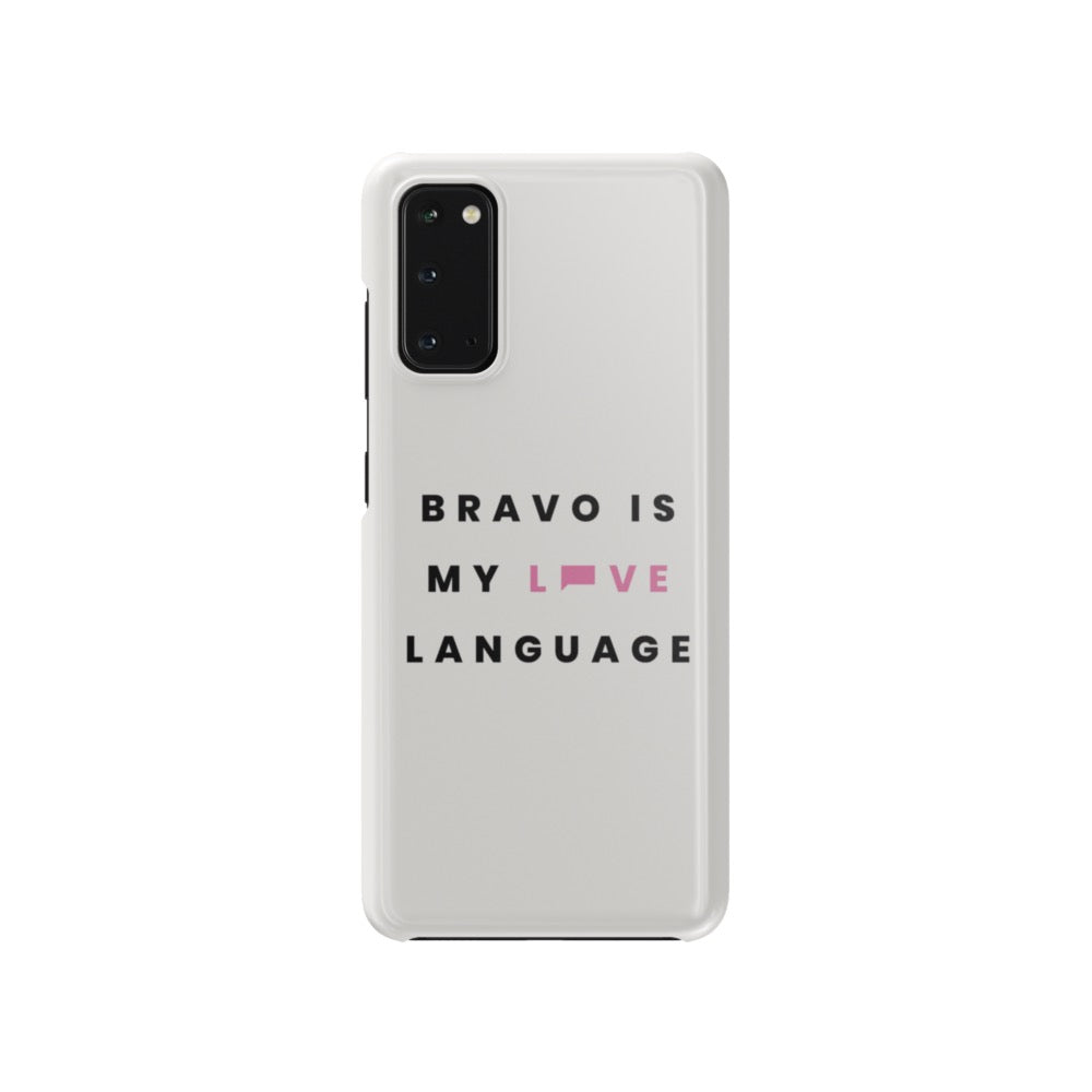 Bravo Gear Bravo Is My Love Language Tough Phone Case