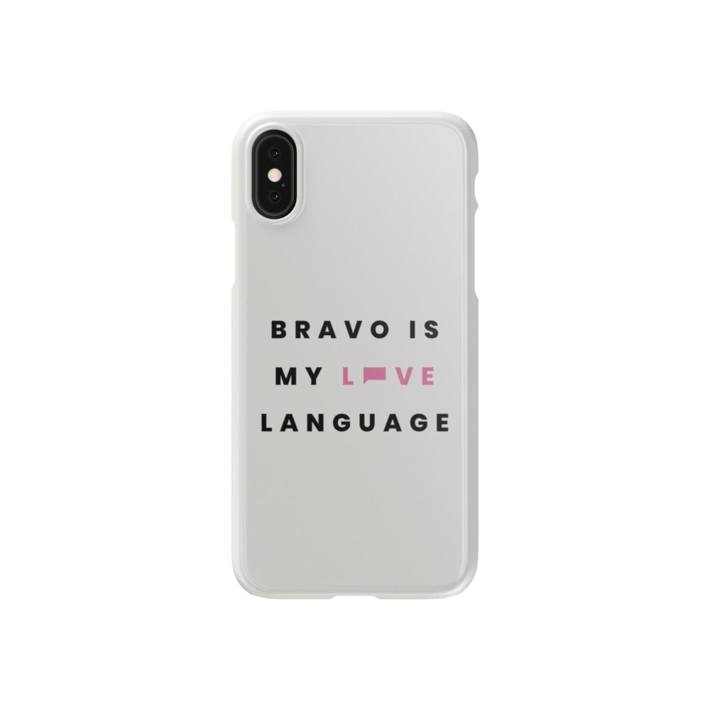 Bravo Gear Bravo Is My Love Language Tough Phone Case