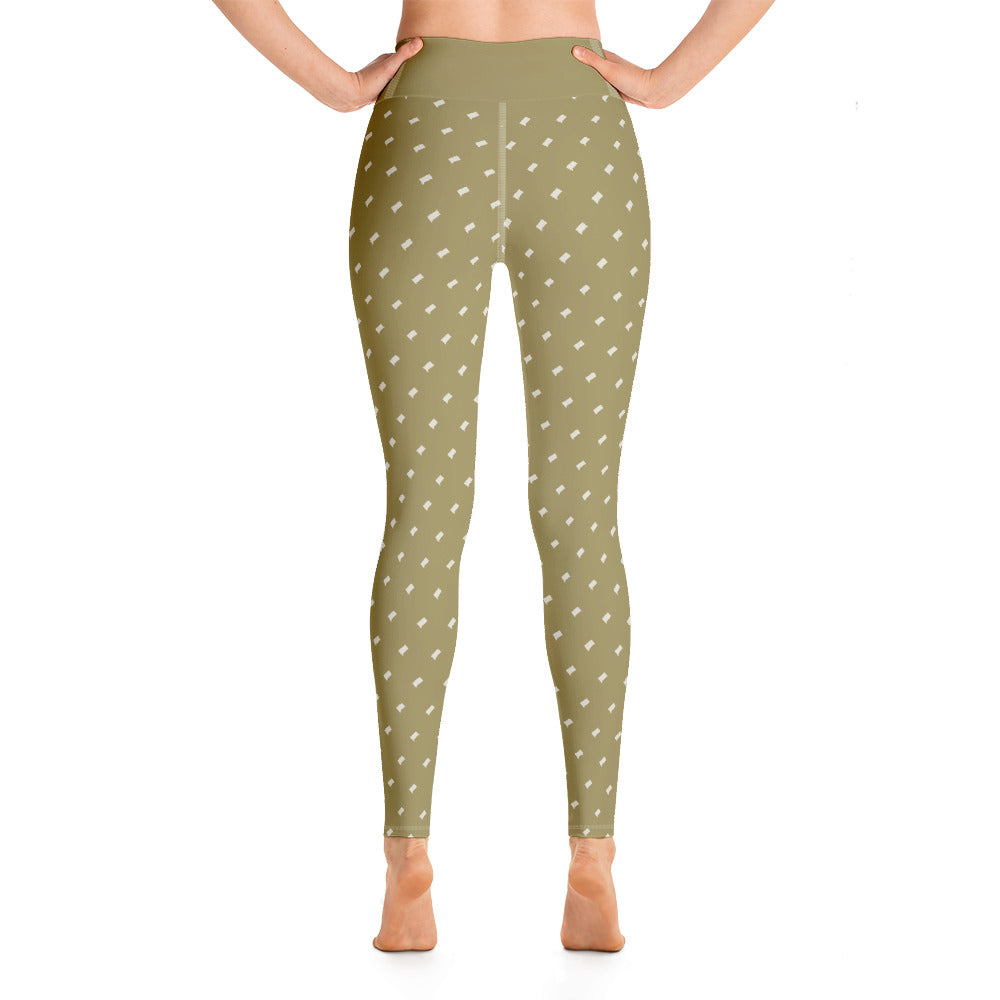 Bravo Gear Bravo All Over Print Logo Yoga Leggings