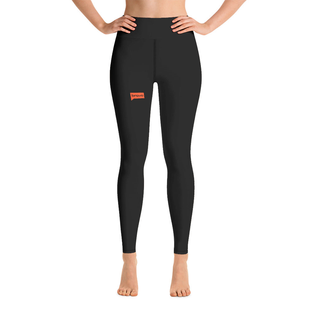 Bravo Gear Bravo Logo Black Women's All-Over Print Yoga Leggings