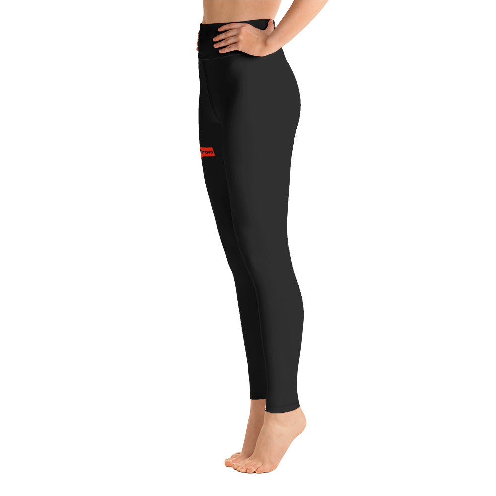 Bravo Gear Bravo Logo Black Women's All-Over Print Yoga Leggings