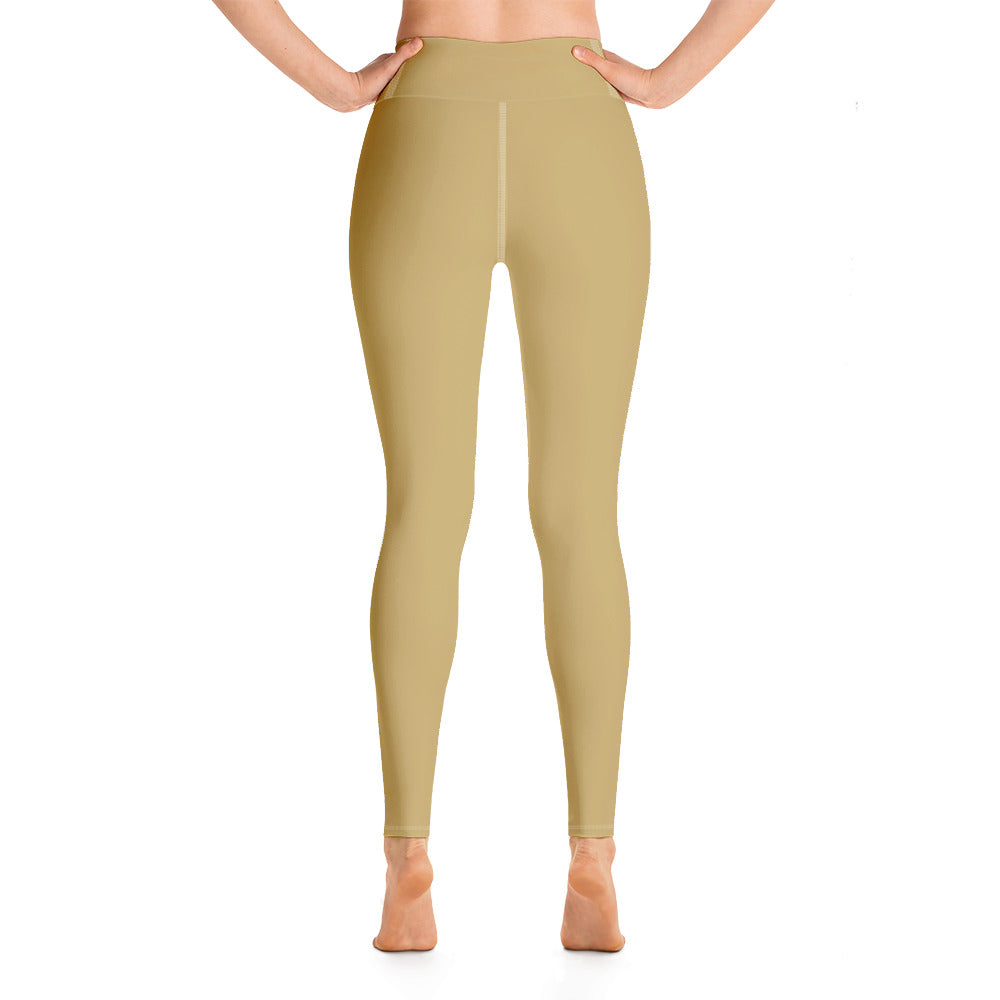 Bravo Gear Bravo Logo Yellow Yoga Leggings