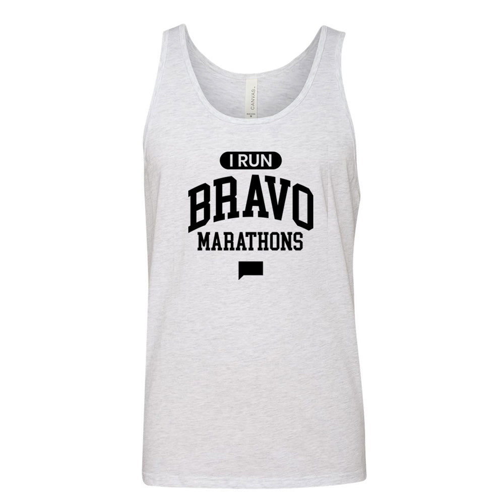 I Run Bravo Marathons Adult Tank Top