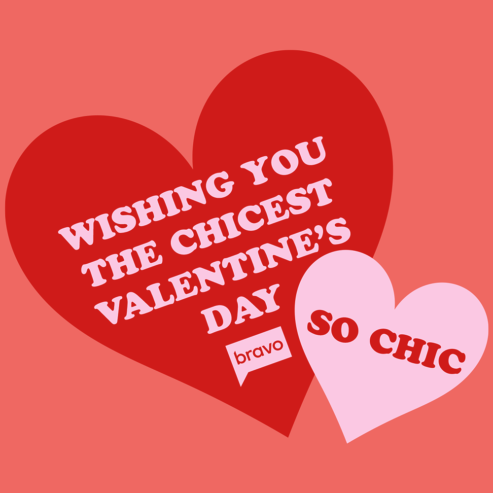 Wishing You The Chicest Valentines Day Satin Greeting Card
