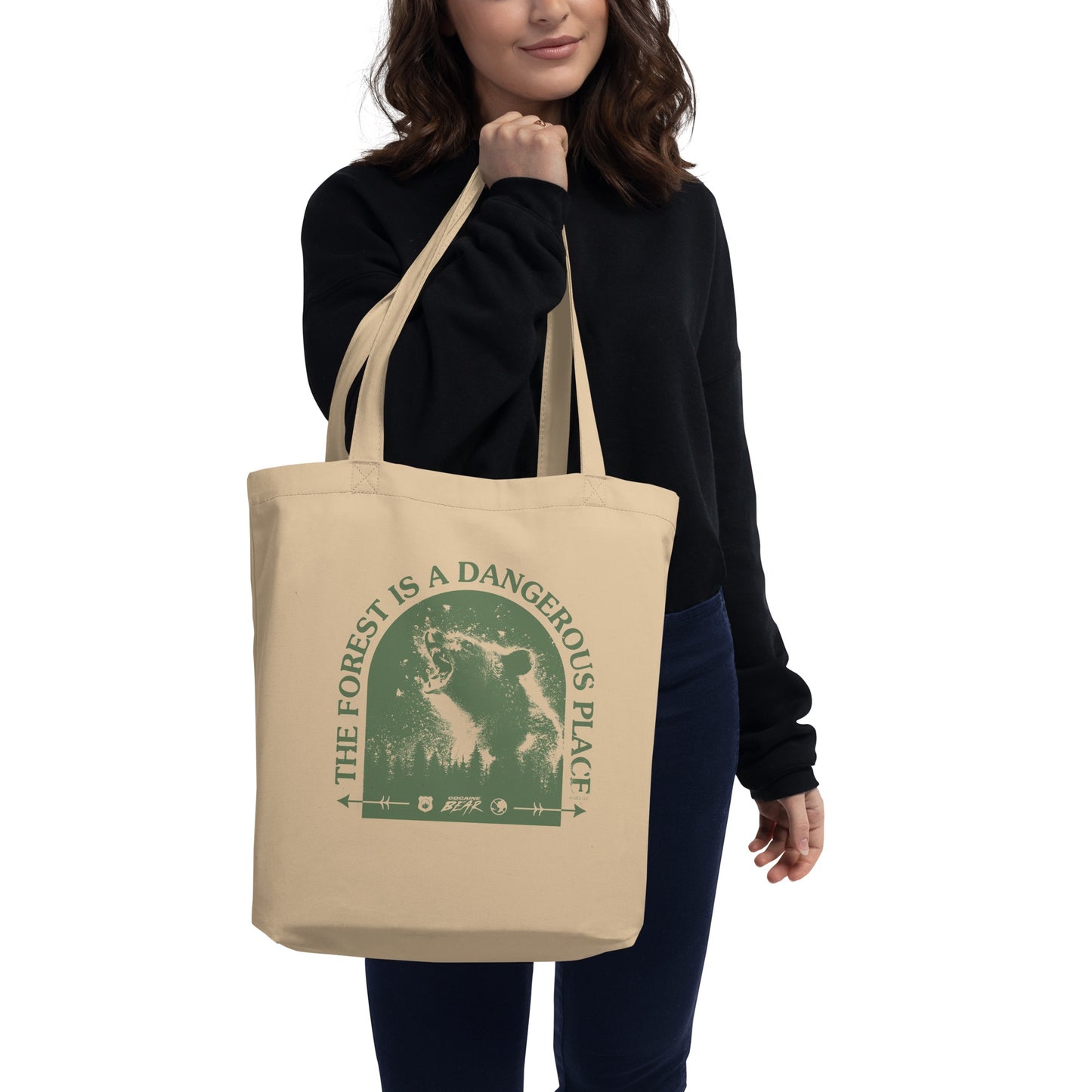 Cocaine Bear Dangerous Place Eco Tote Bag