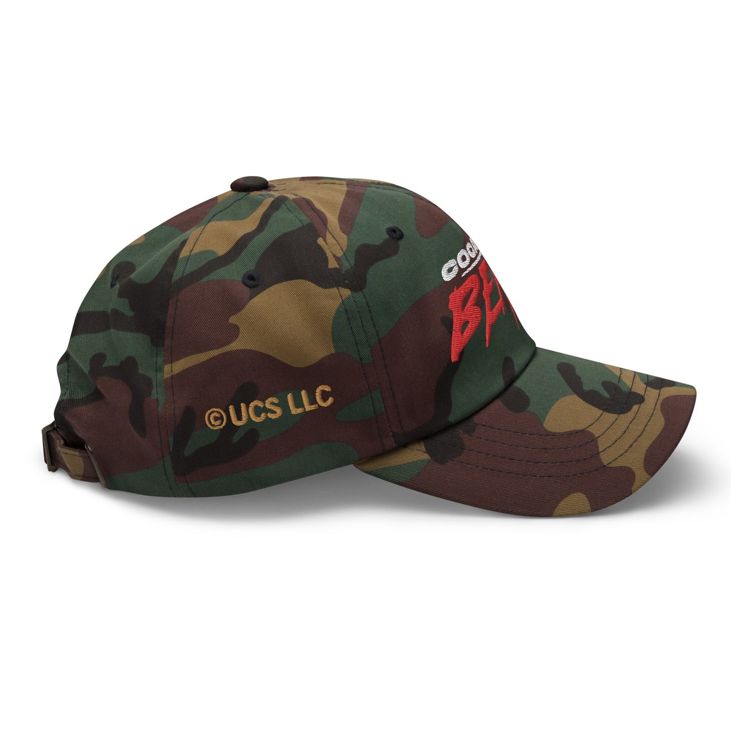 Cocaine Bear Logo Camo Dad Hat