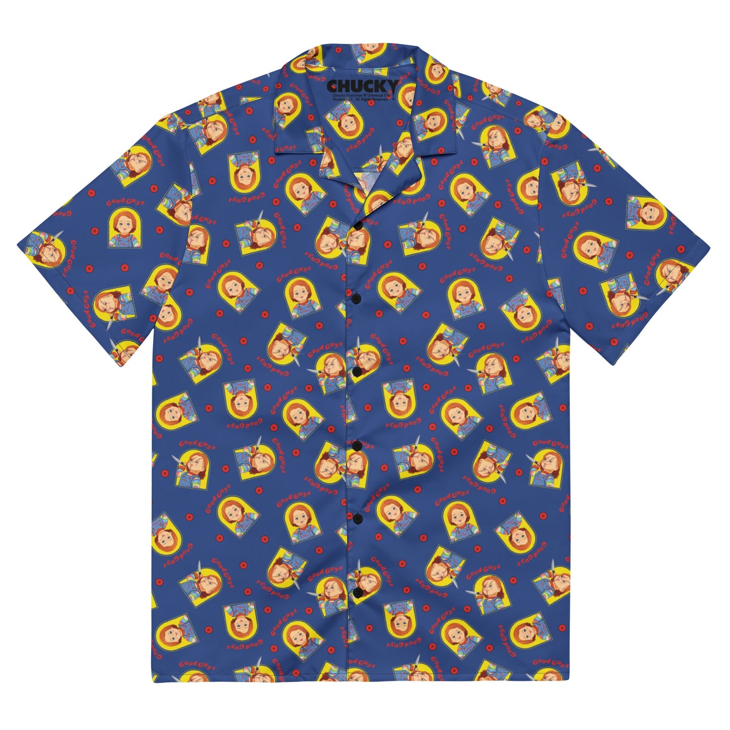 Chucky Good Guys Pattern Button Up Shirt