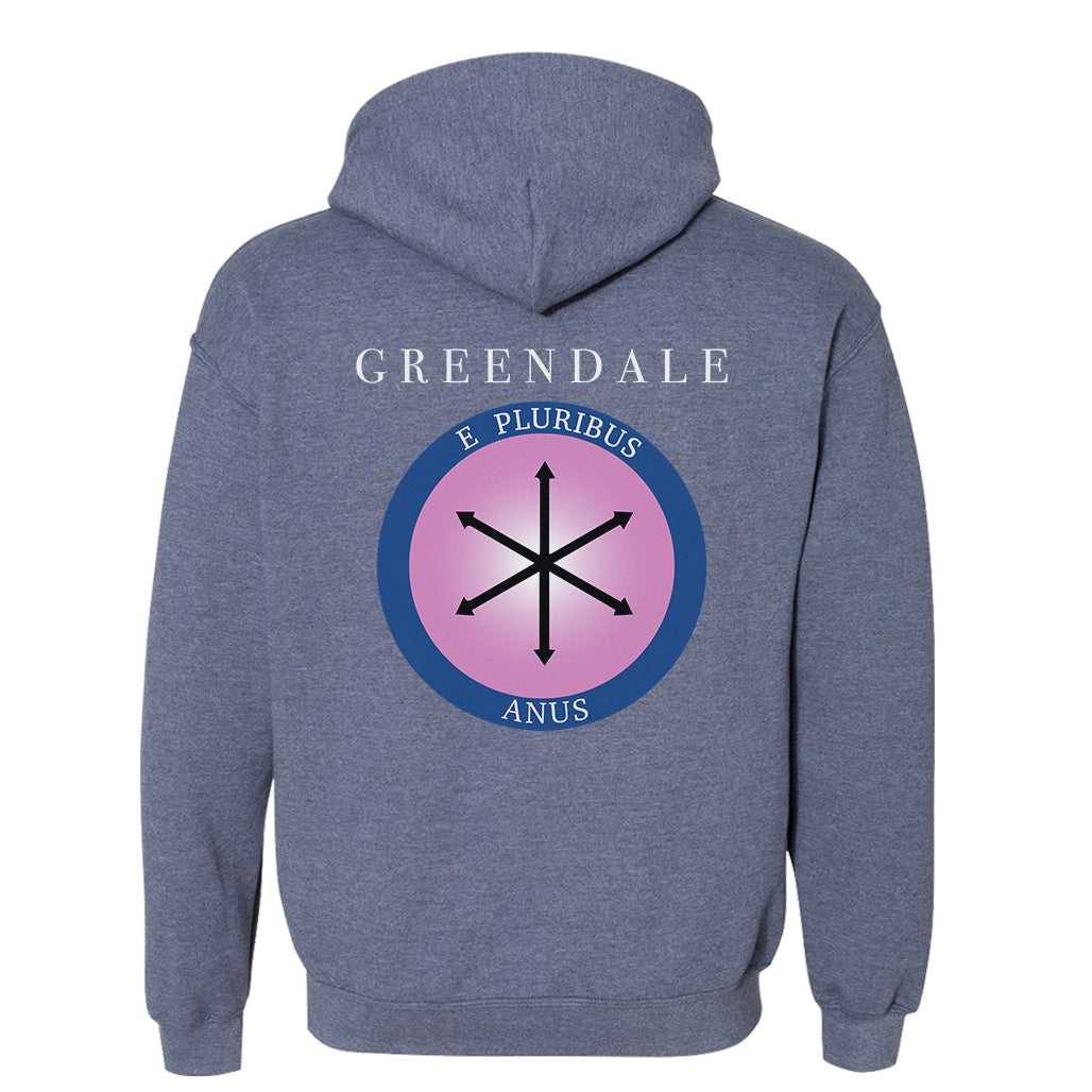 Community Greendale E. Pluribus Anus Fleece Hooded Sweatshirt