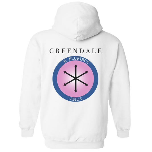 Community Greendale E. Pluribus Anus Fleece Hooded Sweatshirt