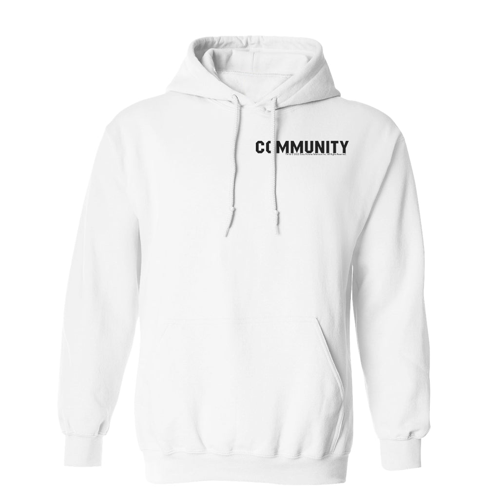 Community Greendale E. Pluribus Anus Fleece Hooded Sweatshirt