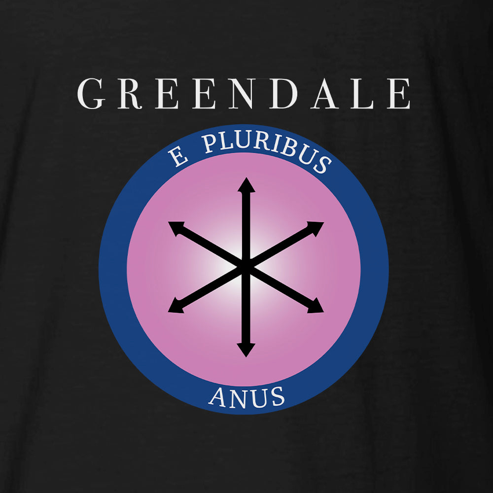 Community Greendale E. Pluribus Anus Adult Short Sleeve T-Shirt