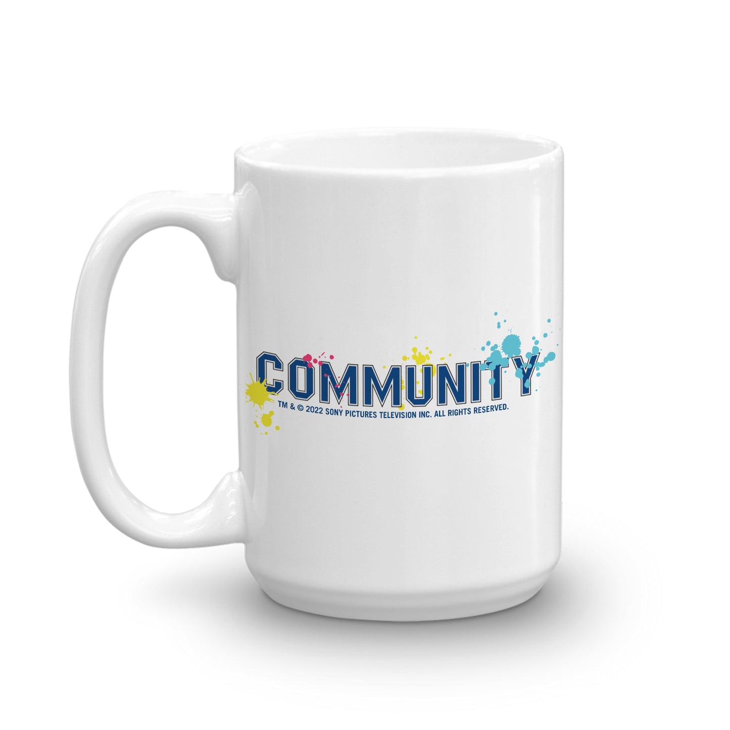 Community Greendale Paintball White Mug