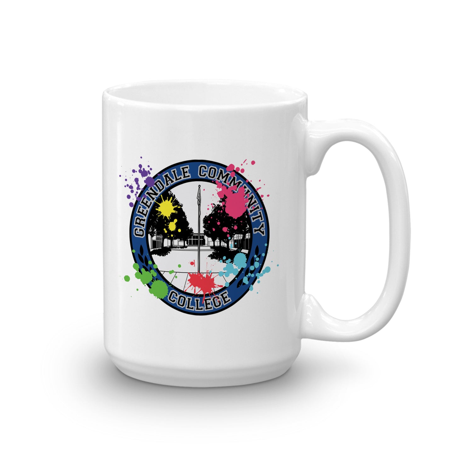 Community Greendale Paintball White Mug