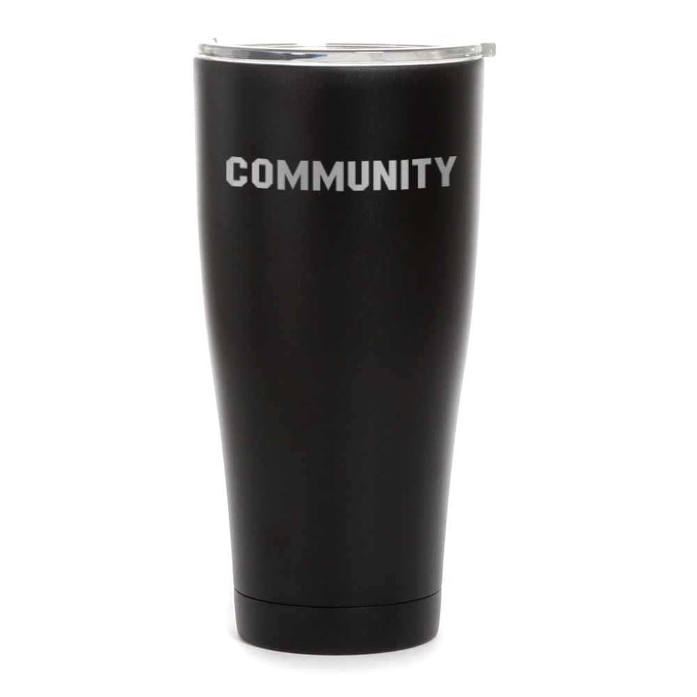 Community Logo Laser Engraved SIC Tumbler