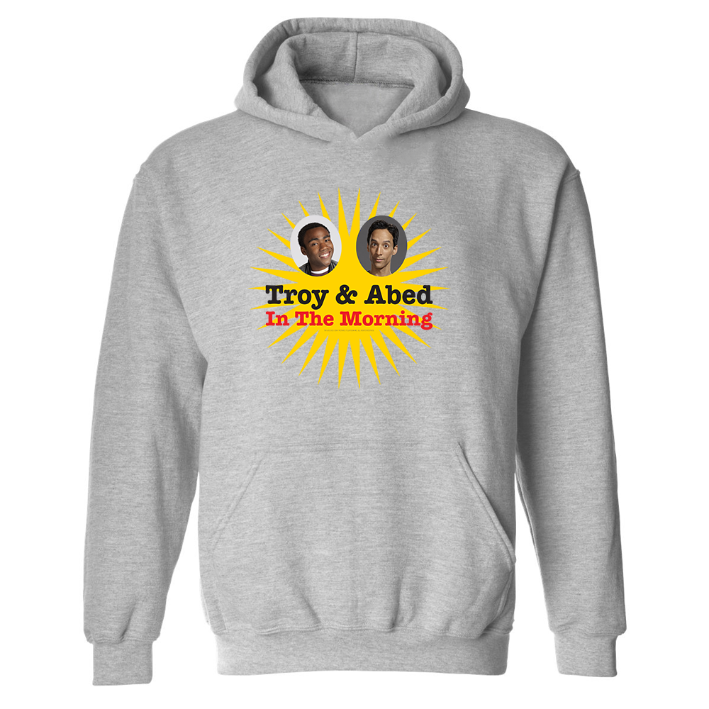 Community Troy & Abed in the Morning Fleece Hooded Sweatshirt