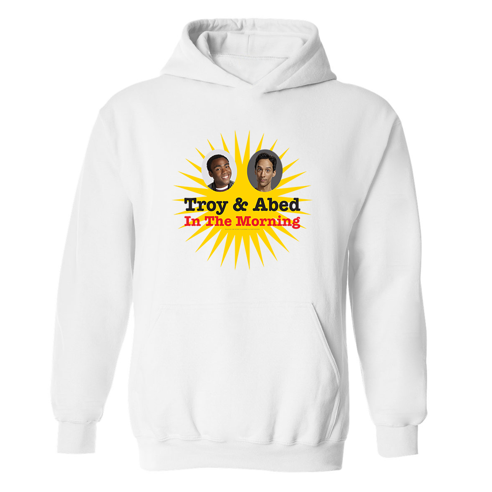 Community Troy & Abed in the Morning Fleece Hooded Sweatshirt