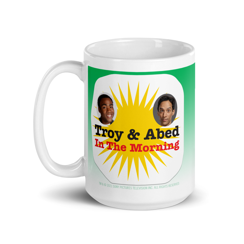 Community Troy & Abed in the Morning White Mug