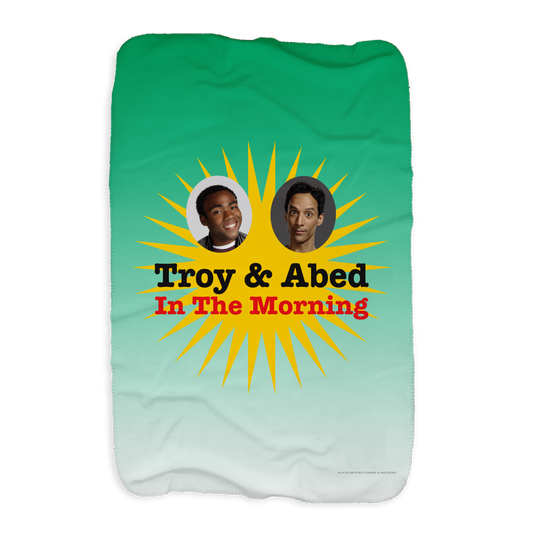 Community Troy & Abed in the Morning Sherpa Blanket