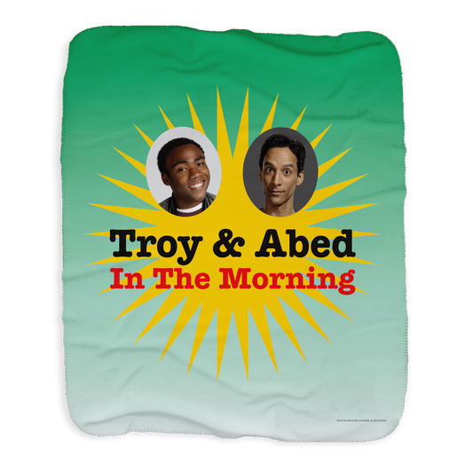 Community Troy & Abed in the Morning Sherpa Blanket