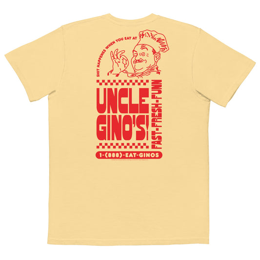 Drive-Away Dolls Uncle Gino's Comfort Colors Pocket T-Shirt