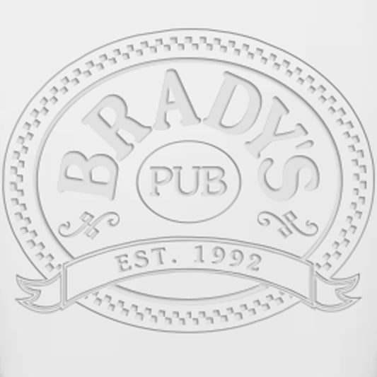 Days of Our Lives Brady's Pub Laser Engraved Pilsner Glass