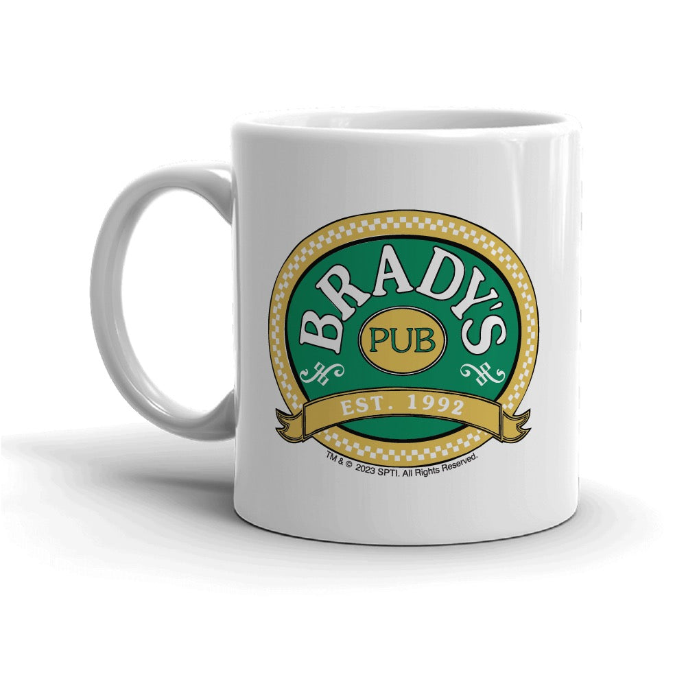 Days of Our Lives Brady's Pub White Mug