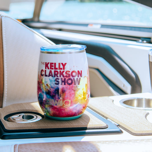 The Kelly Clarkson Show Color Splash SWIG Wine Tumbler