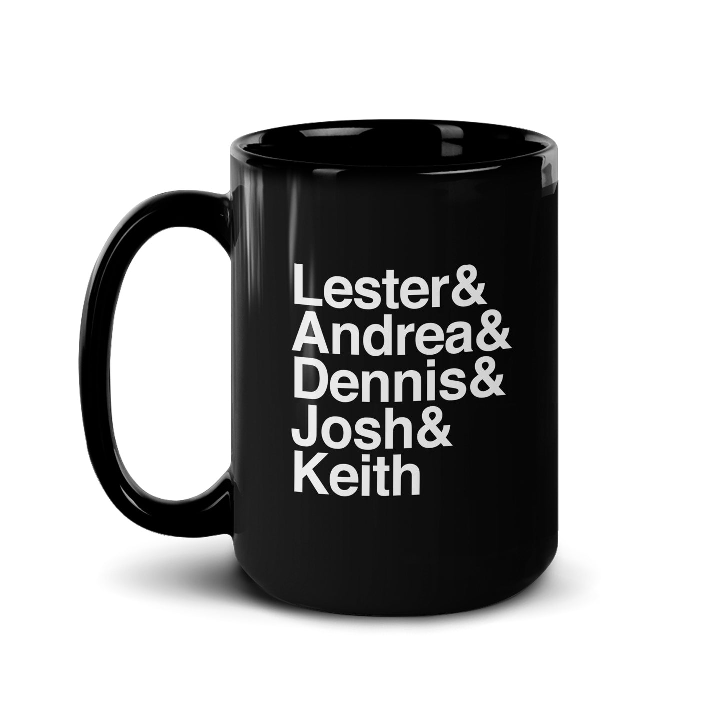 DATELINE Ampersand Black Mug