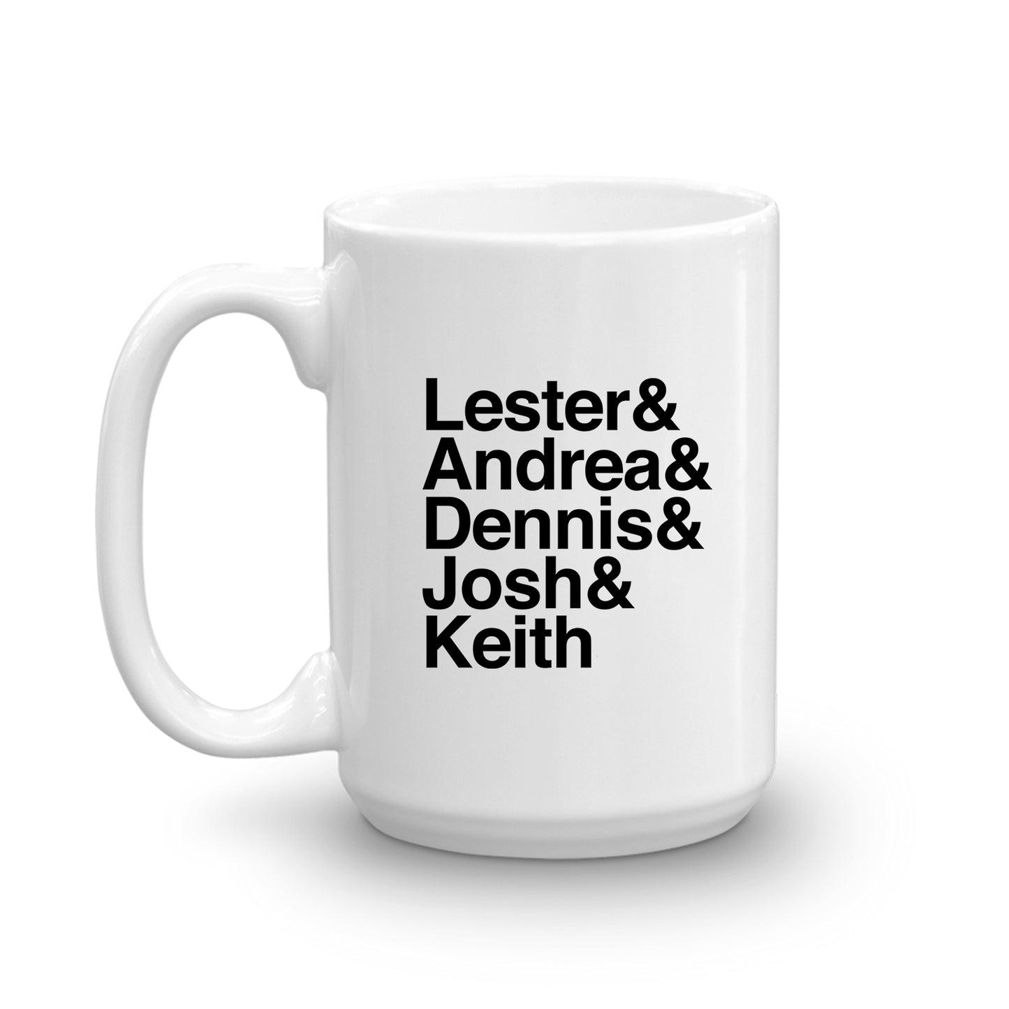 DATELINE Ampersand White Mug