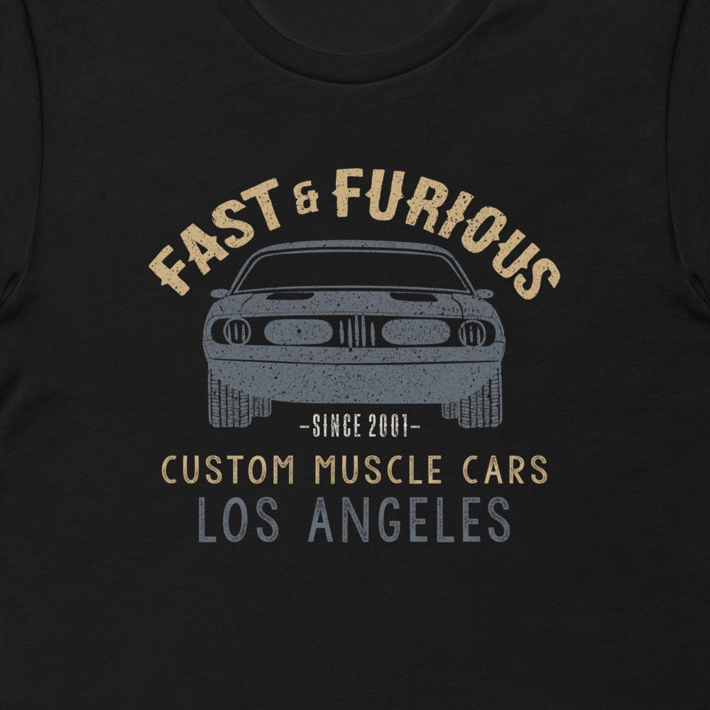Fast & Furious Custom Muscle Cars T-Shirt