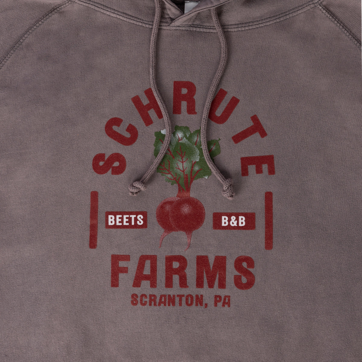 The Office Schrute Farms Vintage Raglan Hoodie