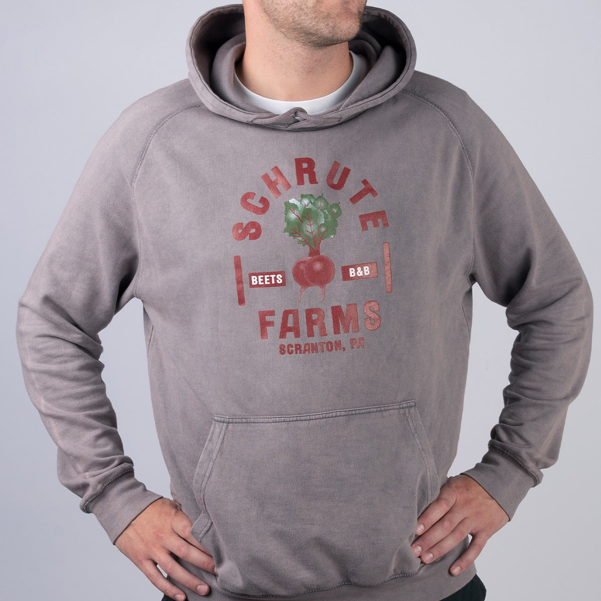 The Office Schrute Farms Vintage Raglan Hoodie