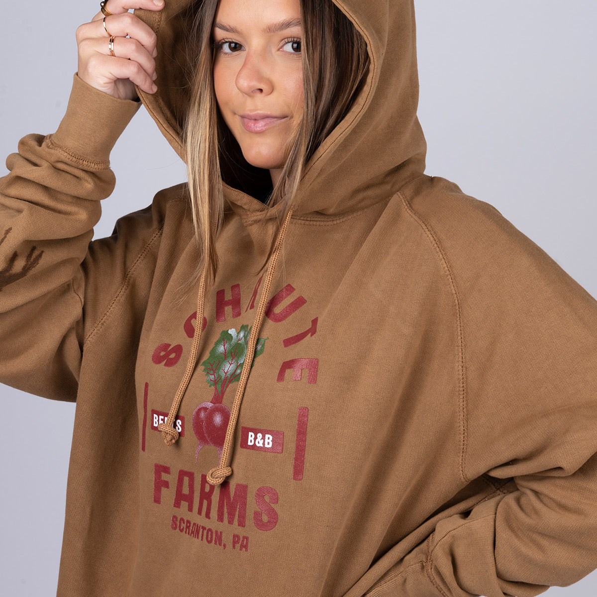 The Office Schrute Farms Vintage Raglan Hoodie