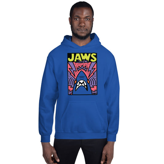 Jaws Movie Poster Doodle Hoodie