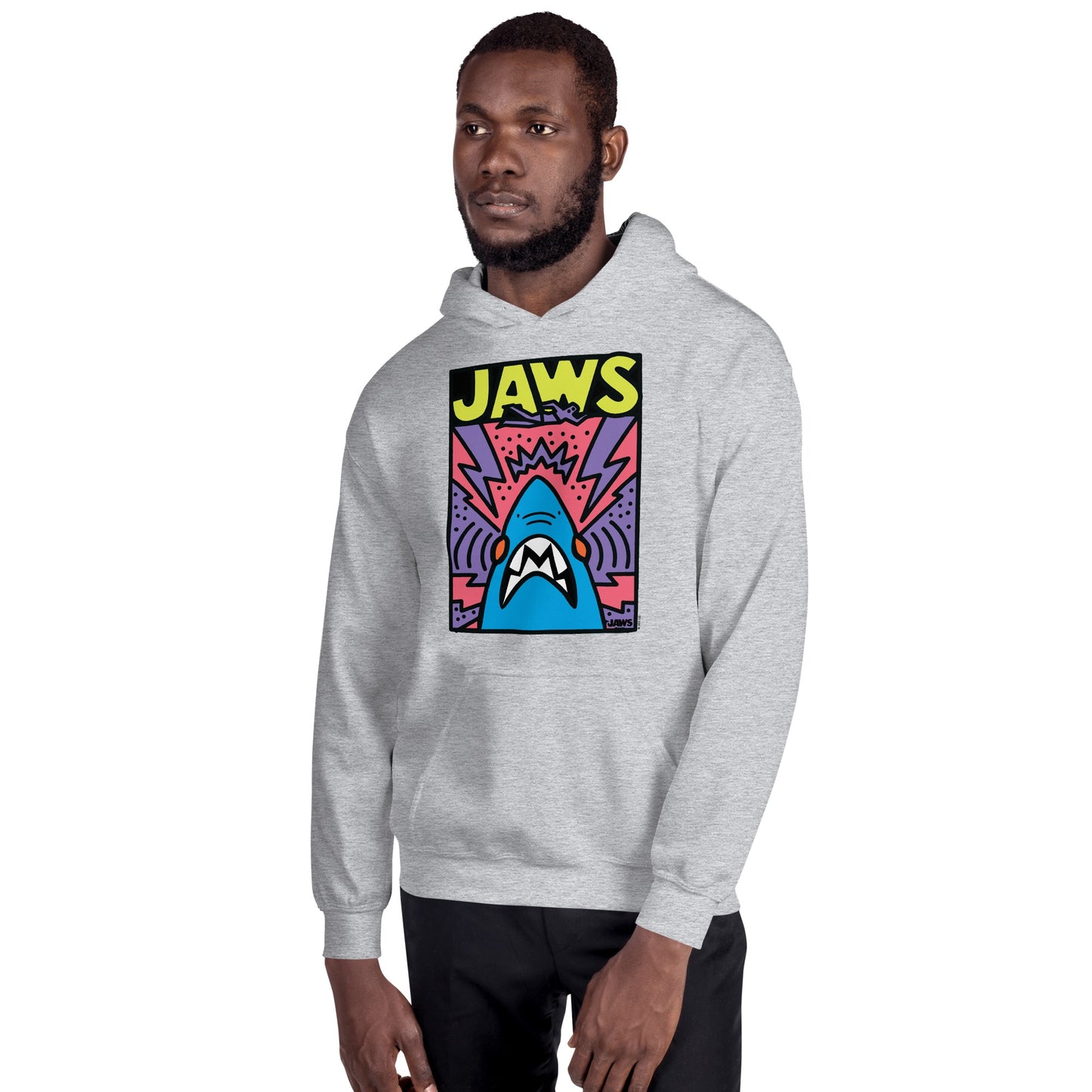 Jaws Movie Poster Doodle Hoodie