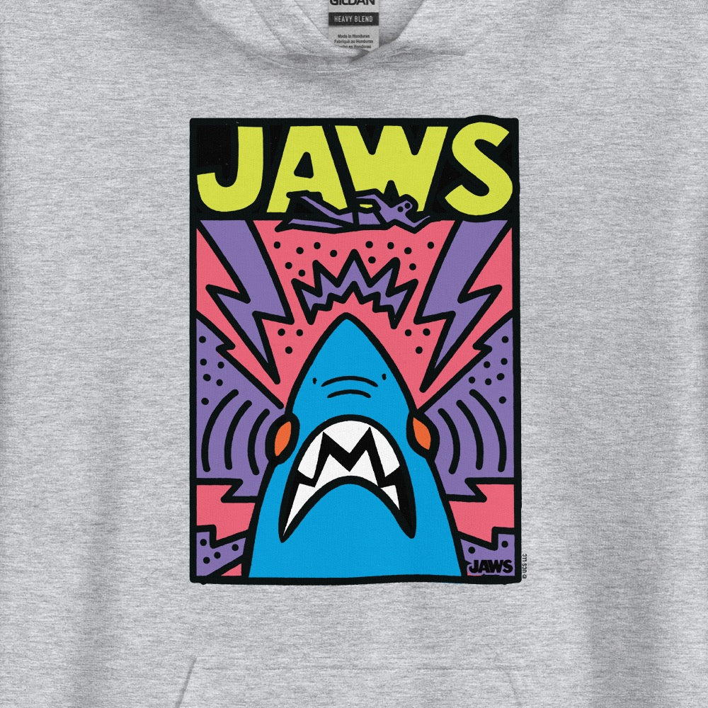 Jaws Movie Poster Doodle Hoodie