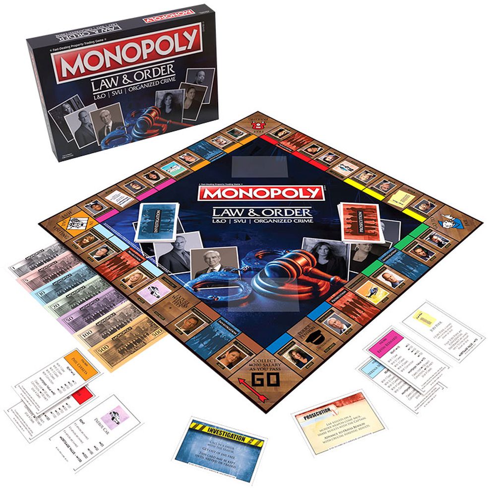 Law & Order Monopoly Board Game