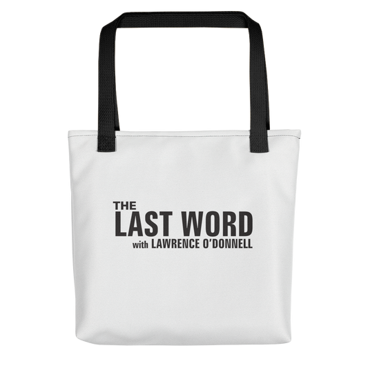 The Last Word with Lawrence O'Donnell Logo Premium Tote Bag