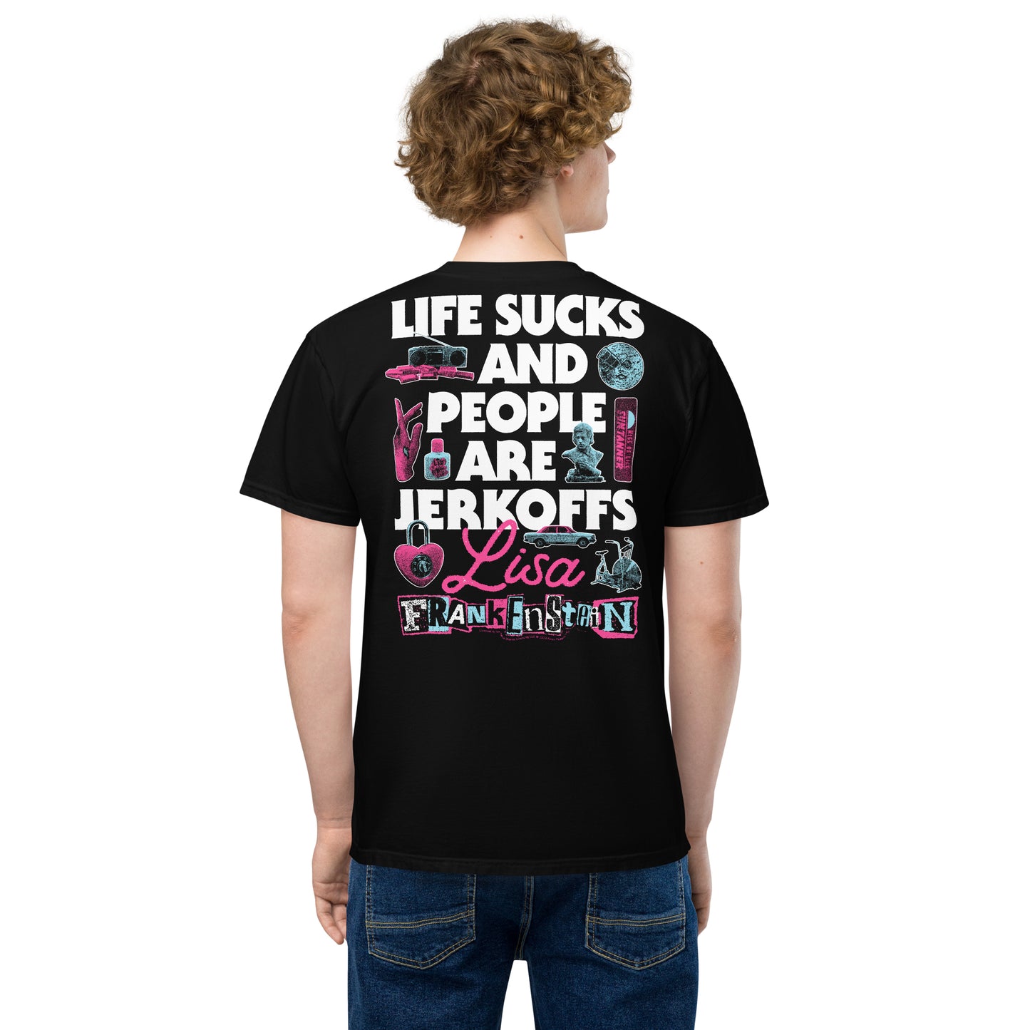 Lisa Frankenstein Life Sucks Comfort Colors Pocket T-Shirt