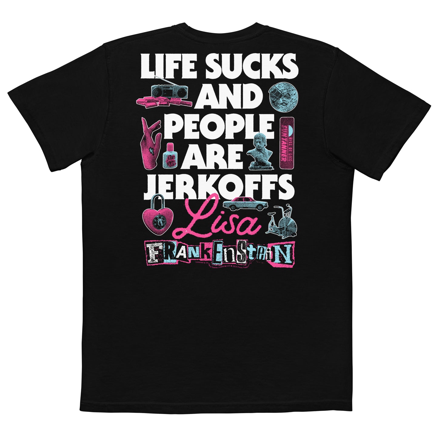 Lisa Frankenstein Life Sucks Comfort Colors Pocket T-Shirt