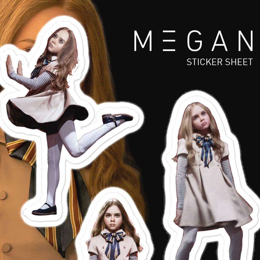 M3GAN Dancing Sticker Sheet