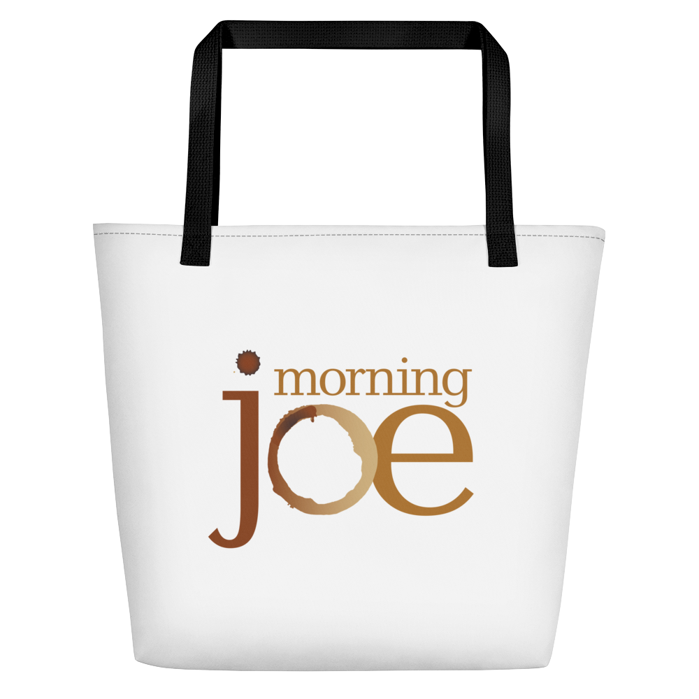 Morning Joe Logo Beach Bag