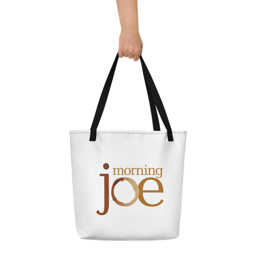 Morning Joe Logo Beach Bag