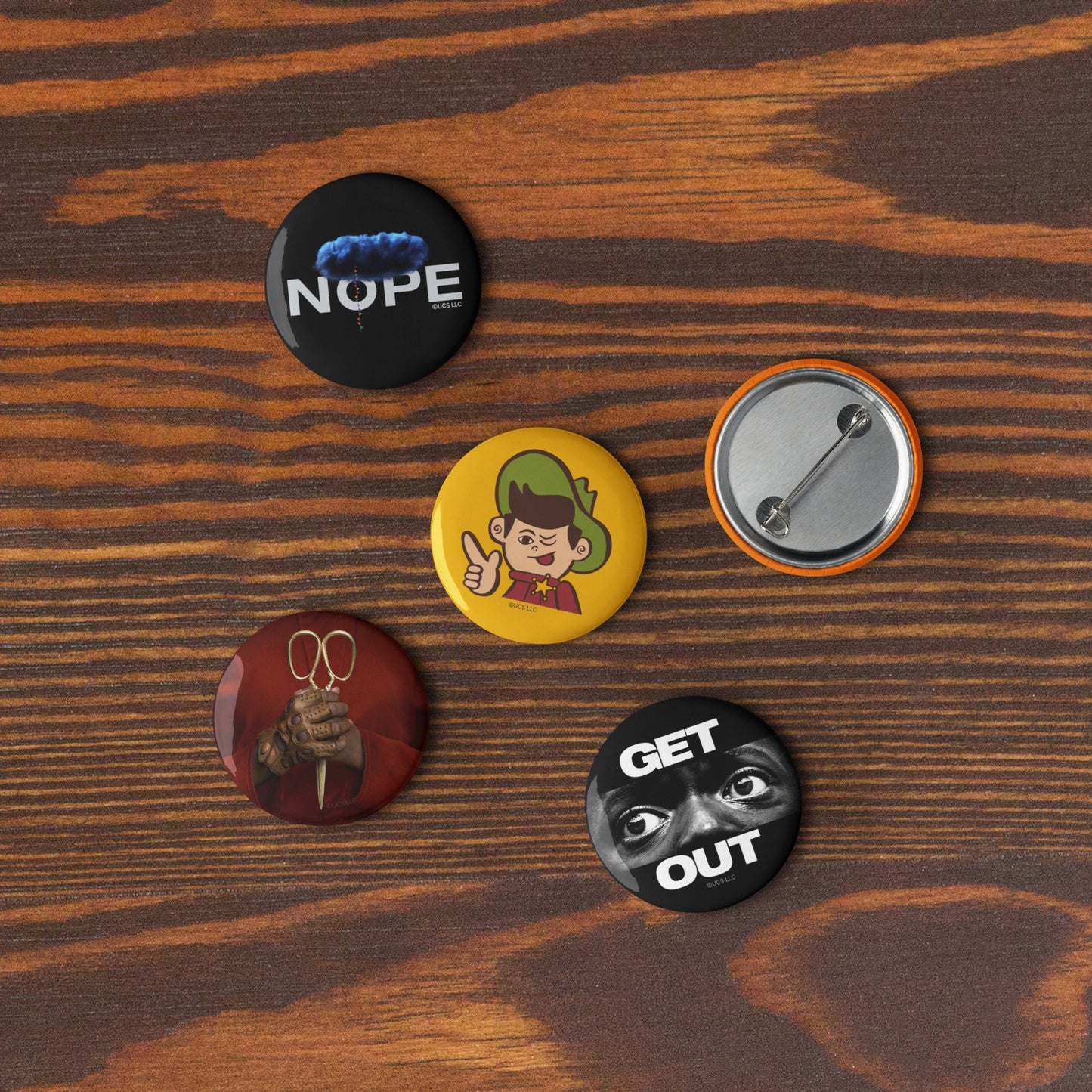 Monkey Paw Button Pin Set