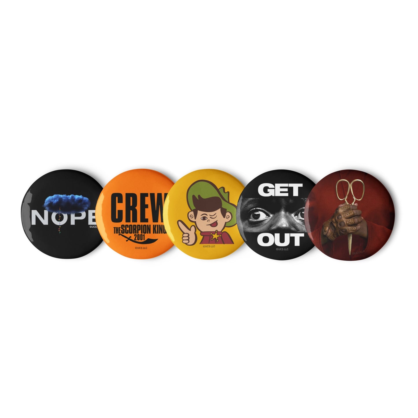Monkey Paw Button Pin Set