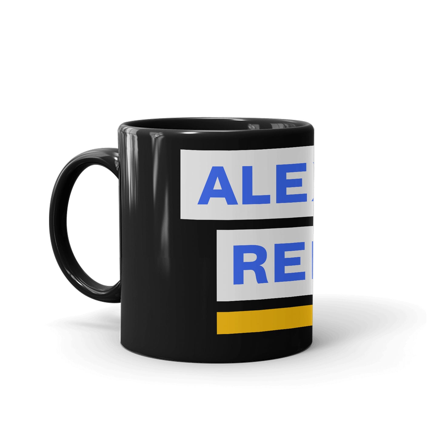Alex Witt Reports Black Mug