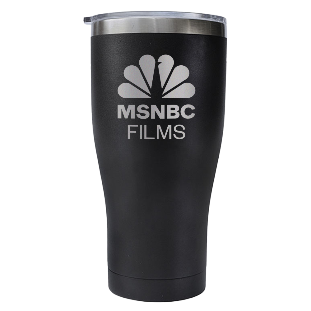 MSNBC Films Logo Stainless Steel Tumbler