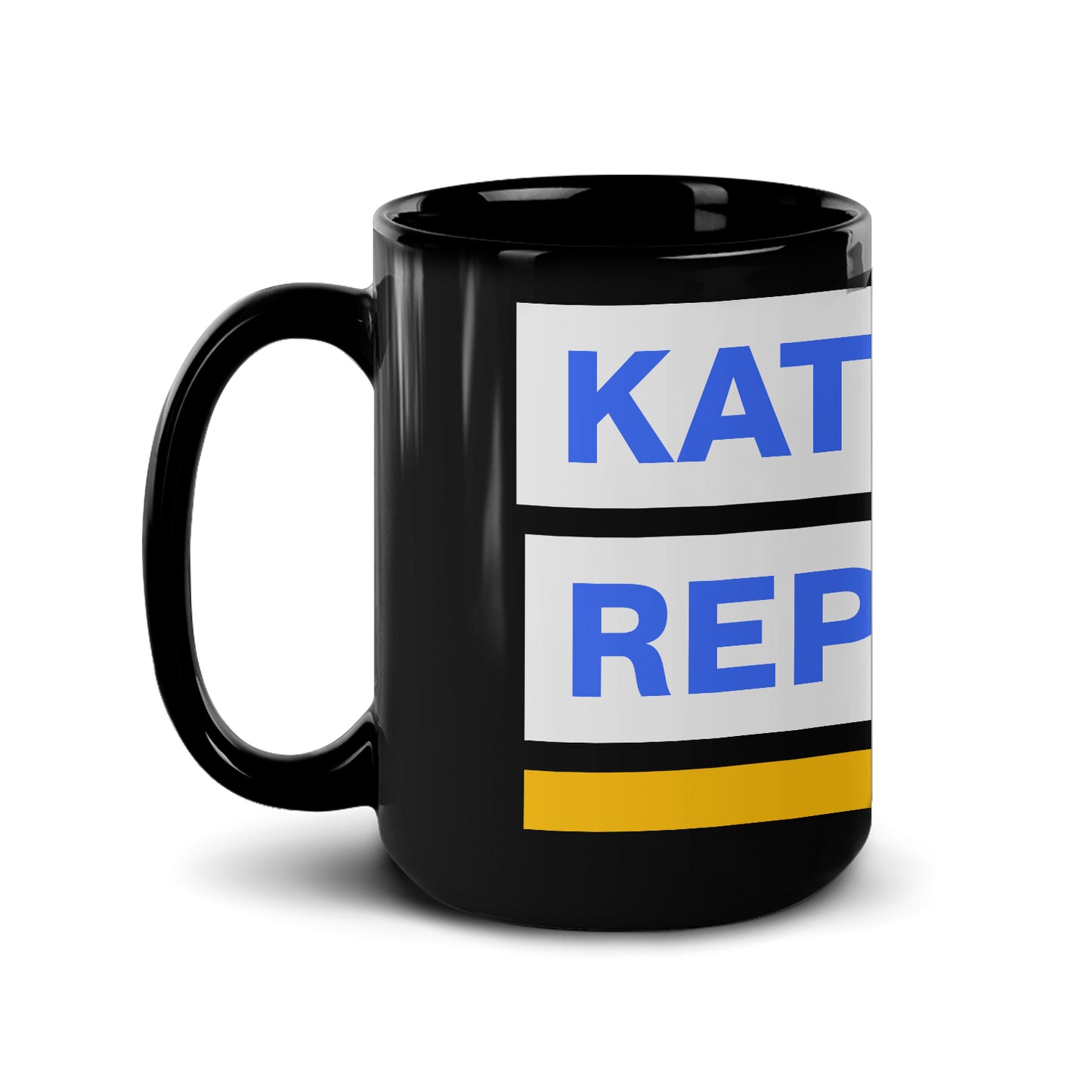 Katy Tur Reports Black Mug